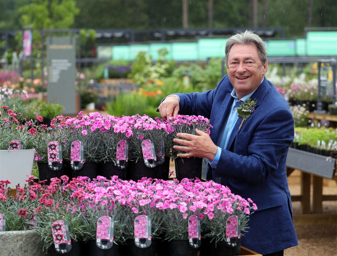 TV gardener Alan Titchmarsh was part of a campaign to provide additional aid for the struggling horticulture sector (Steve Parsons/PA)