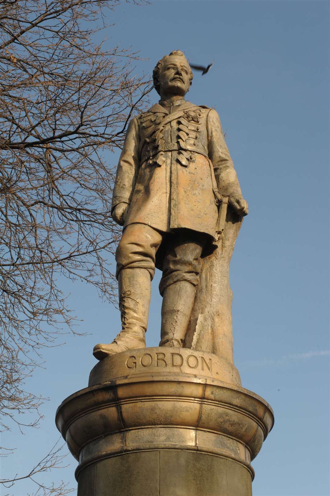 General Gordon Memorial statue, Gravesend. Picture: Steve Crispe