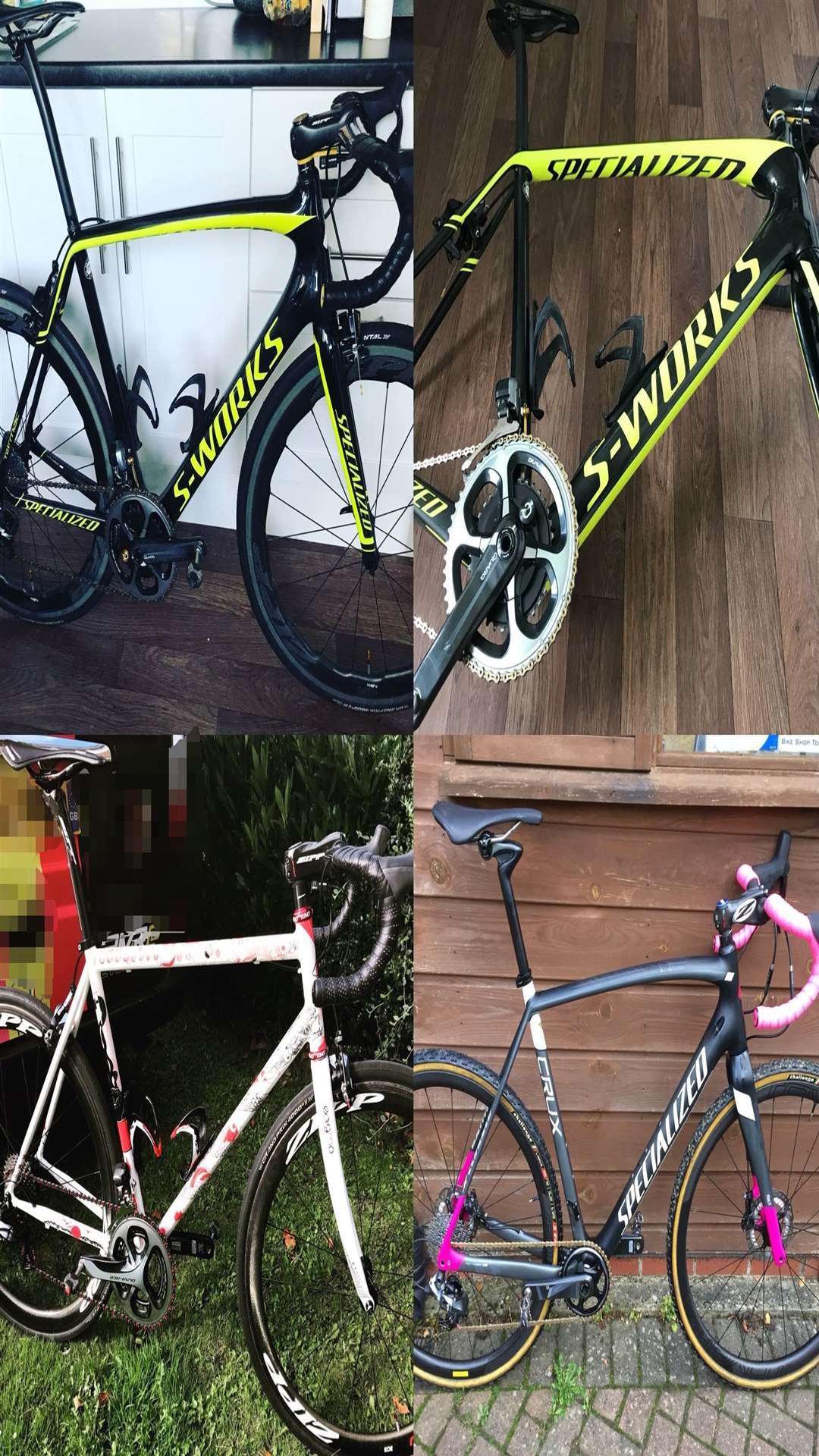 Police have issued images of the bikes. Picture courtesy of Kent Police