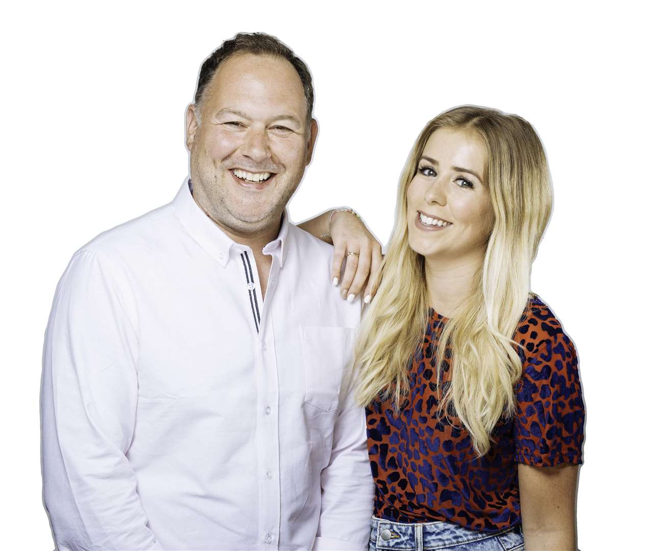 Garry and Laura from kmfm Breakfast (7434713)