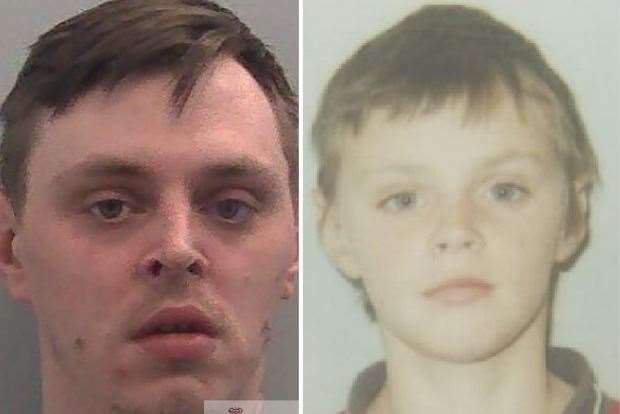 Oldest brother Tyler Williams, aged 13 on the right and 33 on the left, was also jailed for his part in the crimes. Picture: Kent Police (63540641)