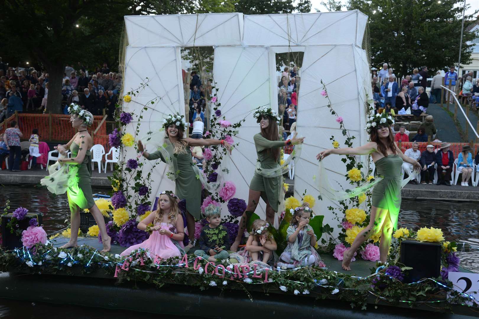 The fete features decorated floats, live music, family entertainment and food and drink. Picture: Gary Browne