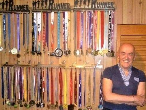 Mr Johnson hopes to get 150 medals by the time he is 90-years-old