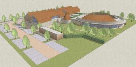 How the hospice will look. Picture: DHA Design