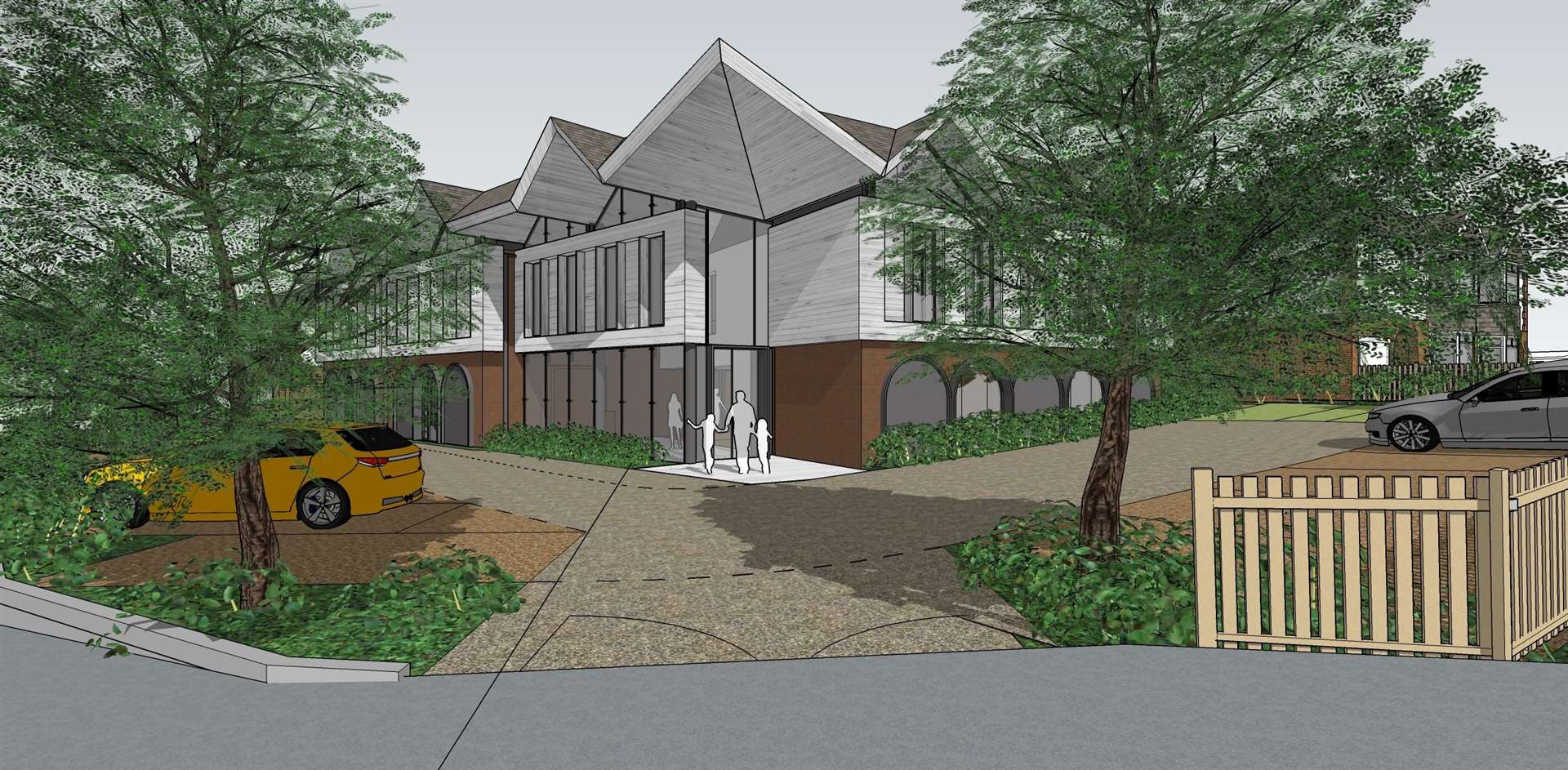An artist's impression of how the new St Faith's centre will look at Ringlestone