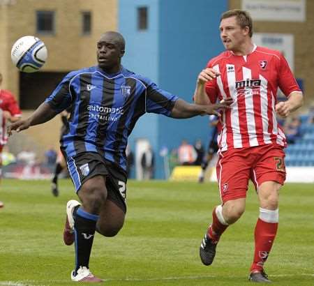 Gillingham striker Adebayo Akinfenwa