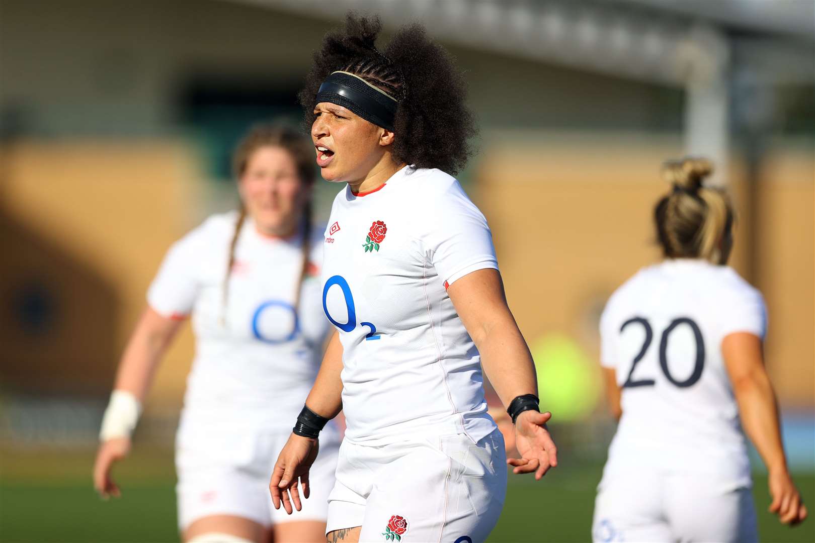 Shaunagh Brown in action for England during their Women's Six Nations match between against Scotland Picture: Naomi Baker/The RFU