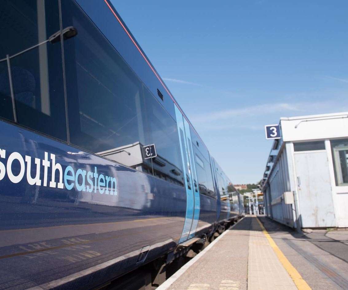 Southeastern has apologised to delays to its services after a fire extinguisher was hit by a train. Stock picture