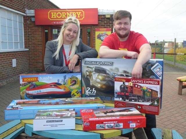 Hornby has donated a cargo of its sets as prizes for a raffle at the Ashford heat of the KM Charity Team Big Quiz on Friday, June 21