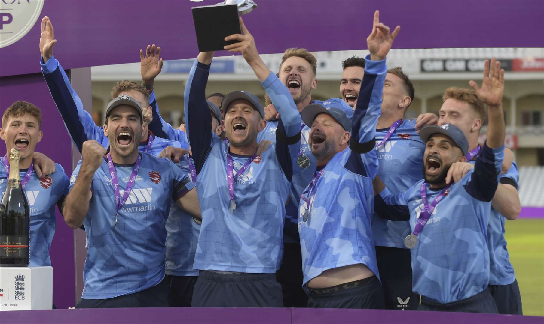Kent won the 2022 Royal London One-Day Cup. Picture: Barry Goodwin
