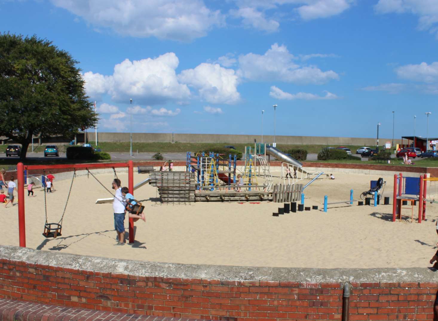 Sheerness: The sandpit - popular with many. Used to be a boating lake.