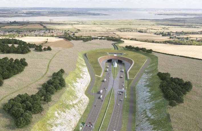 How the Lower Thames Crossing could eventually look. But will we ever live to see it?