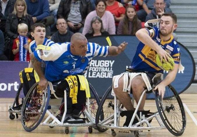 Medway sports fans once again have the chance to watch Wheelchair Rugby League's elite players battle it out. Picture: Cesar Velasco