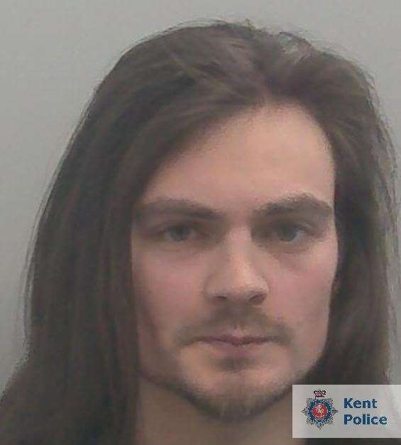 Tomass Averats has been jailed after smashing up TVs in Currys PC World in Chatham and assaulting police officers. Picture: Kent Police