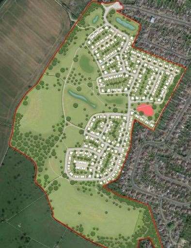 The proposed layout of the development being dubbed Ufton Green. Picture: Urban Wilderness