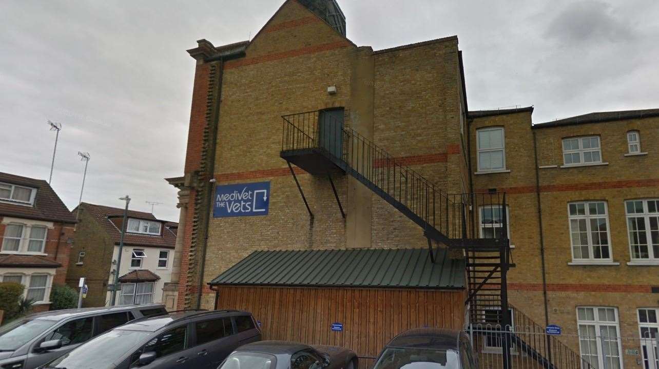 Lauren was told to meet the scammer at Medivet in Dartford. Picture: Google Maps