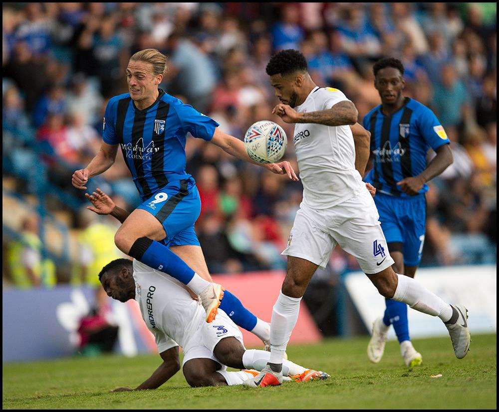 Gillingham v Coventry action Picture: Ady Kerry (3802000)