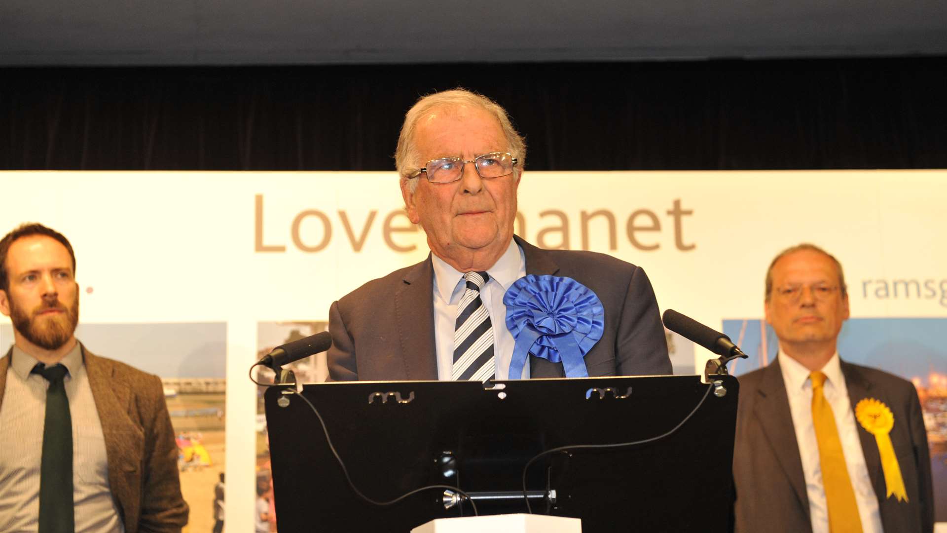 Veteran Conservative Sir Roger Gale has won an eighth term as North Thanet MP