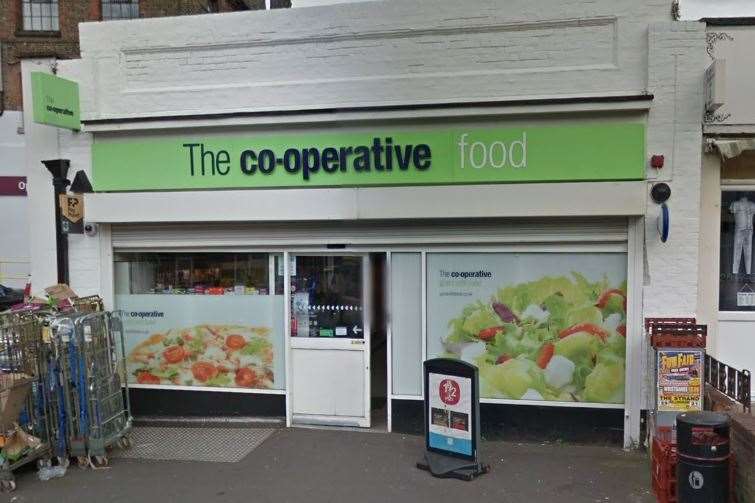 The Co-op store in Gillingham Road.