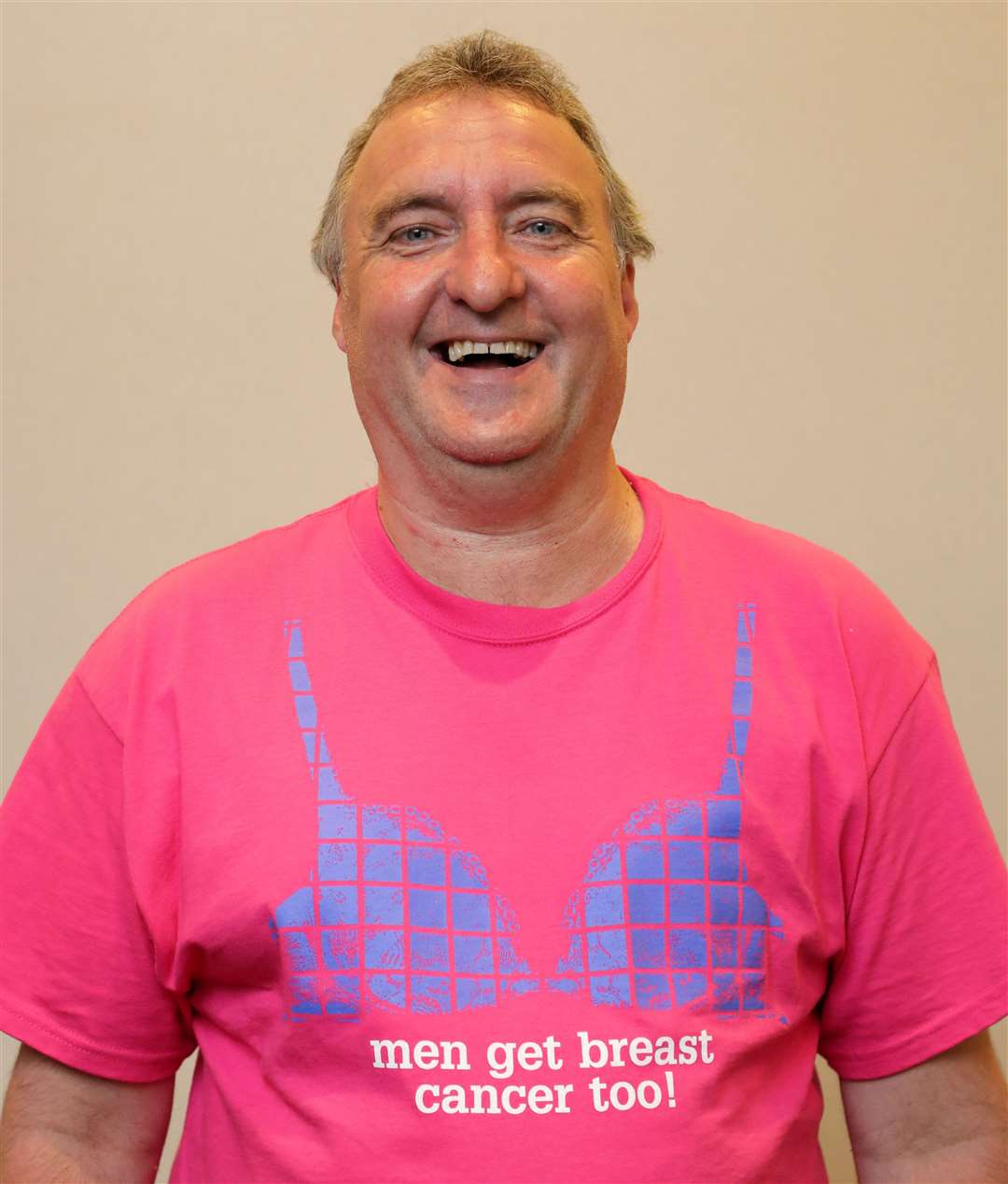 Mark Winter, from Tunbridge Wells, is raising awareness of male breast cancer Picture: Walk the Walk