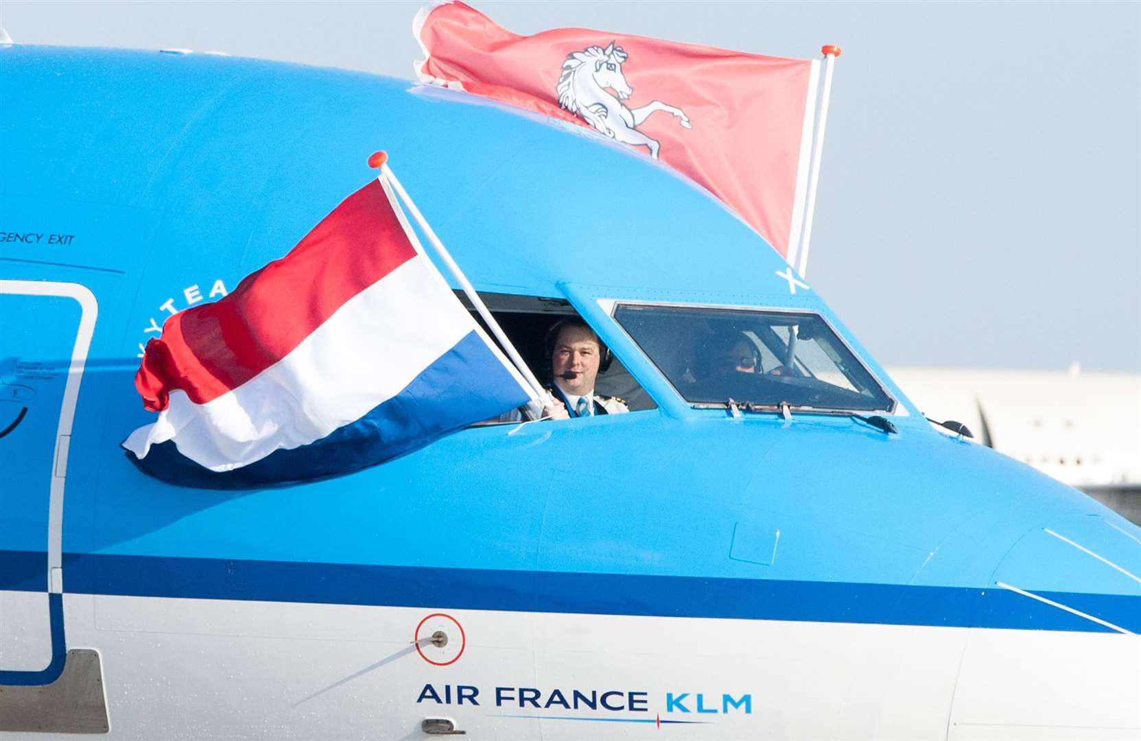 KLM took off from Manston a year before the airport closed