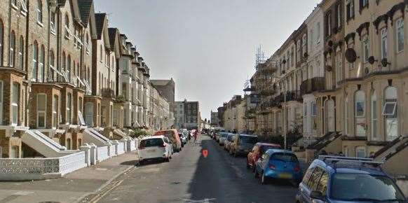 Some of the alleged victims lived in Athelstan Road, Cliftonville. Pic: Google