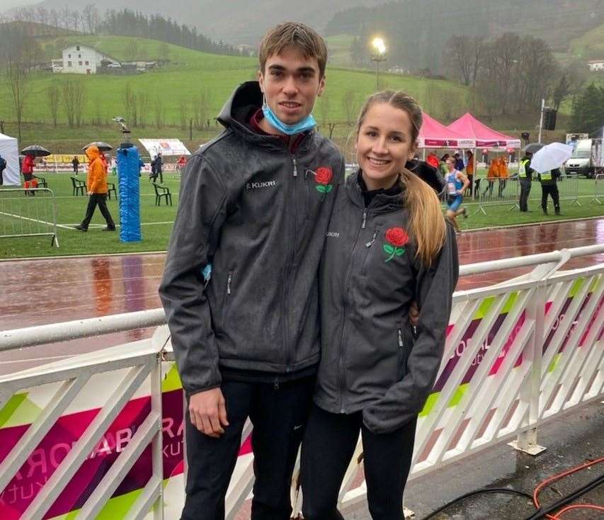 Alex Millard and Matthew Stonier both represented Great Britain at the World Cross-Country Tour in Elgoibar, Spain, last January