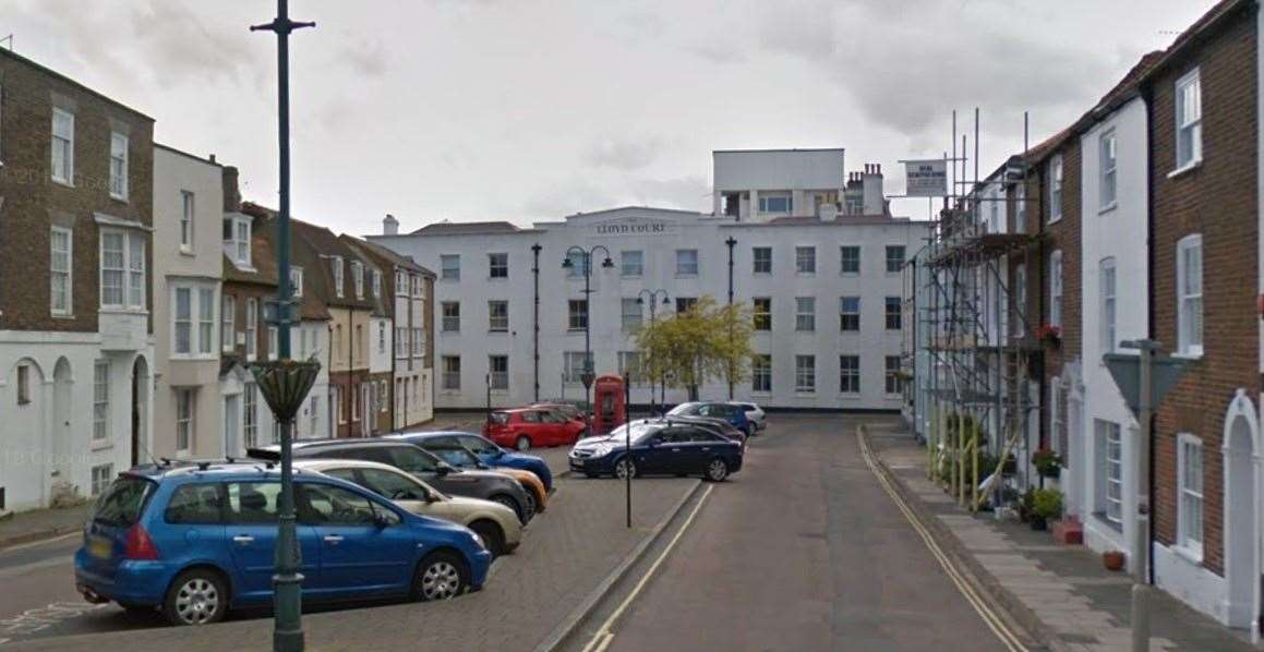 The robbery reportedly happened in Albert Square, Deal. Picture: Google