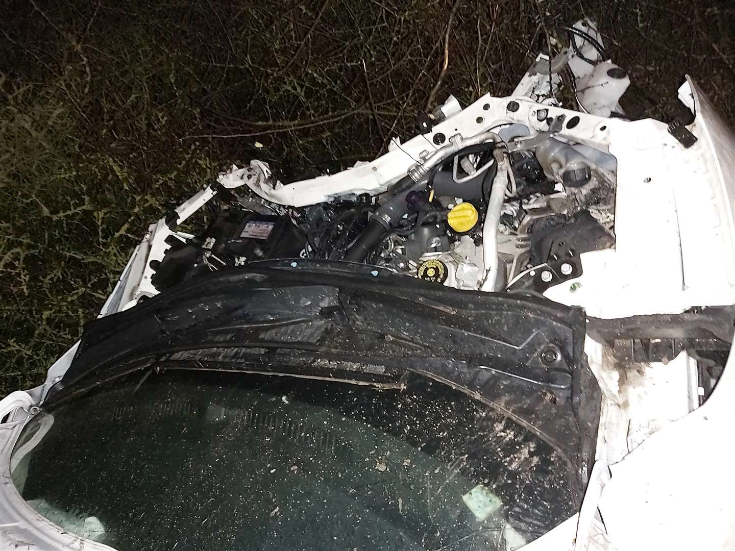 Hakeem Lewis-Harrison, of Rainbow Road, Erith has been jailed after crashing his Nissan car into trees before fleeing the scene in Grays, Essex leaving behind two women in the burning wreckage. Picture: Essex Police