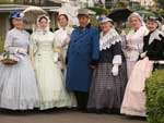 Characters in period dress. Picture: PHIL MEDGETT