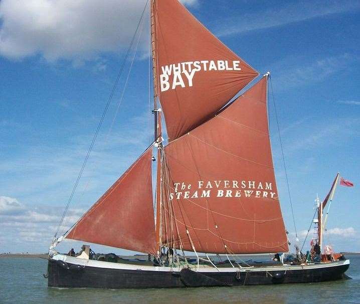 The Greta sailing barge - which was one of the ships to head to Dunkirk in the Second World War as part of Operation Dynamo - now offers commercial trips from Whitstable out to the Thames Estuary
