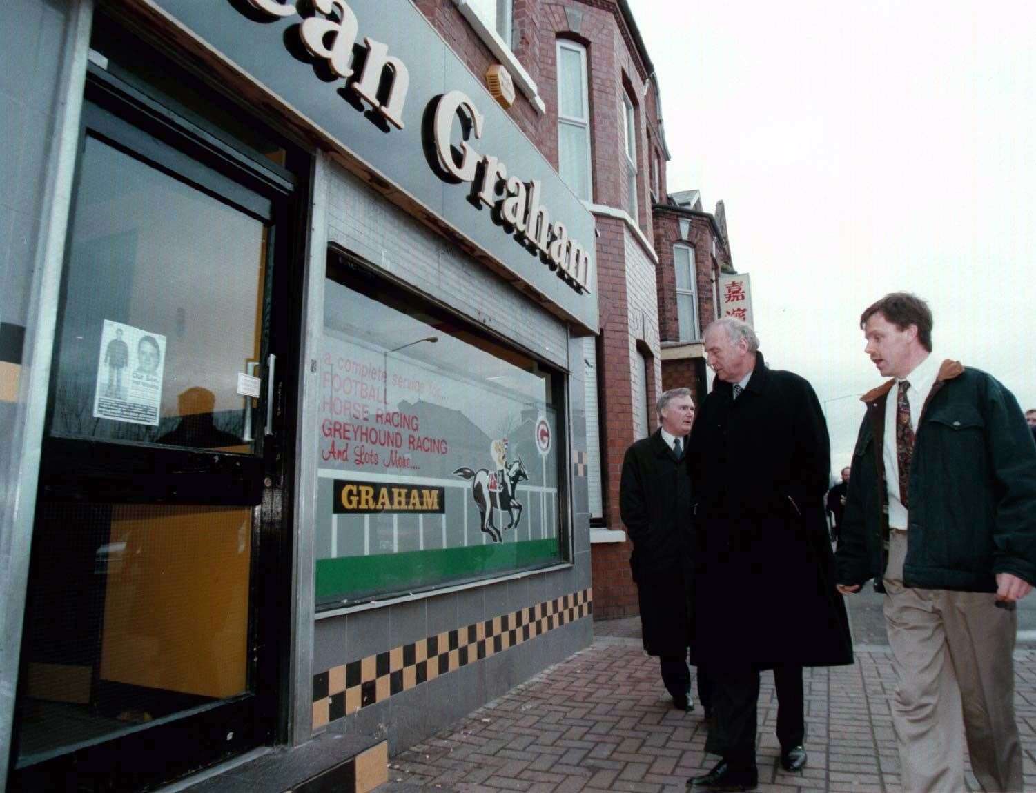 Sean Graham Bookmakers on the Ormeau Road (Brian Little/PA)