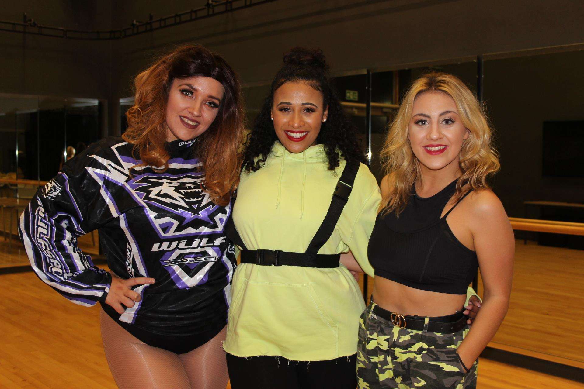 Little Mix tribute act LMX Amy-Lou Hudson, Paige Miller and Lottie Hensall at the Oasis Academy Theatre, Sheerness, on Friday (7389588)