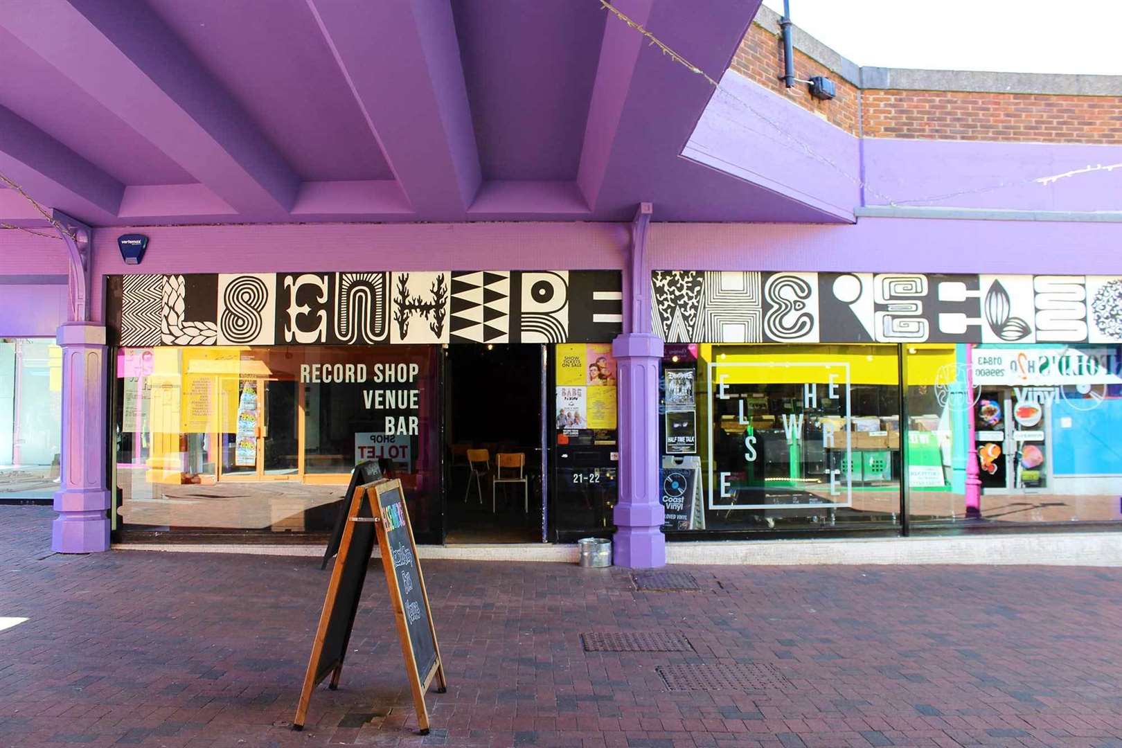 Record store, cafe and live music venue Elsewhere has played a big part in pulling in footfall