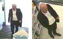 CCTv image of a man police want to speak to
