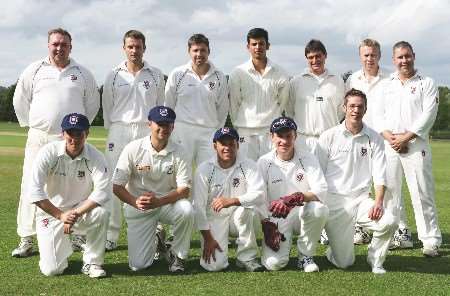 The Eynsford team pictured before their semi-final win against Shipton Under-Wychwood
