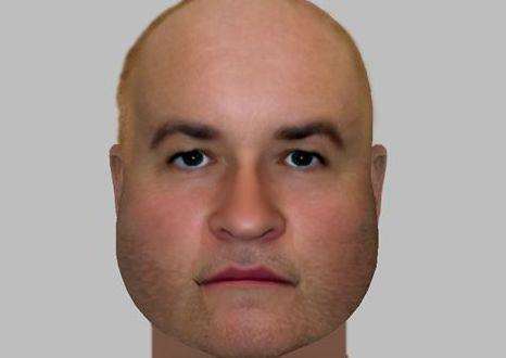 A computer-generated image of the suspect. Picture: Kent Police (4547298)