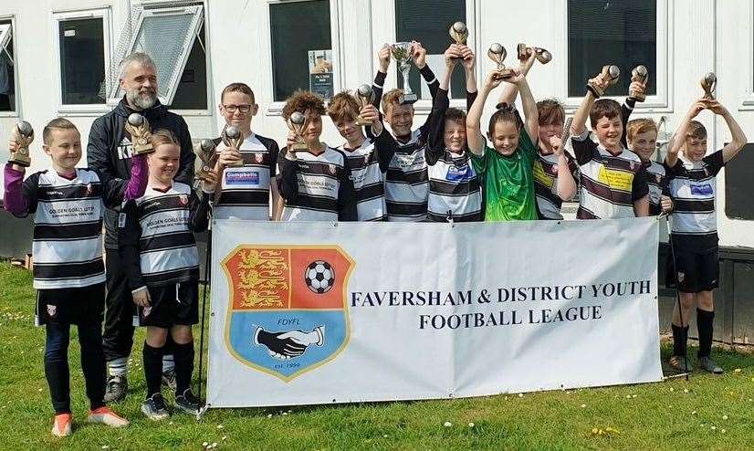 Deal Town Rangers' under-12s finished second in their league last season