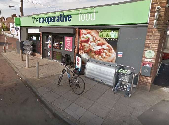 The Co-op in Eythorne Road, Dover. Picture: Google maps