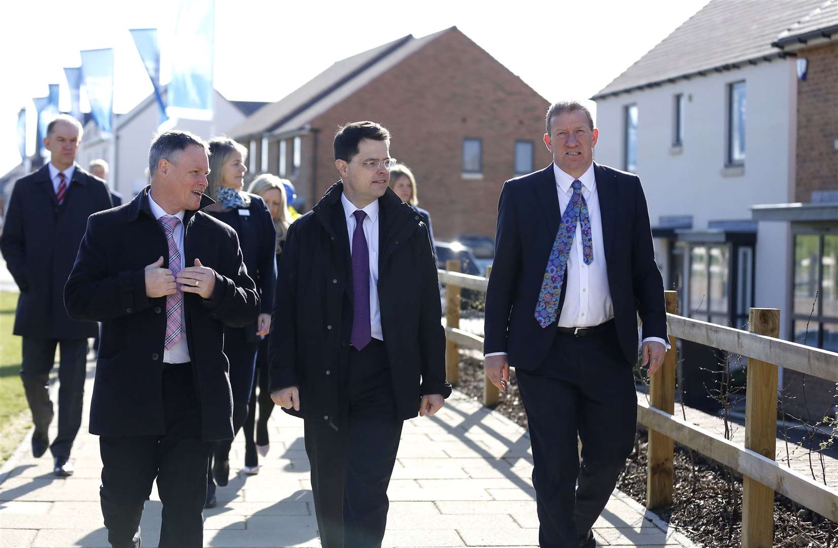 Local government minister James Brokenshire on a visit to Kent