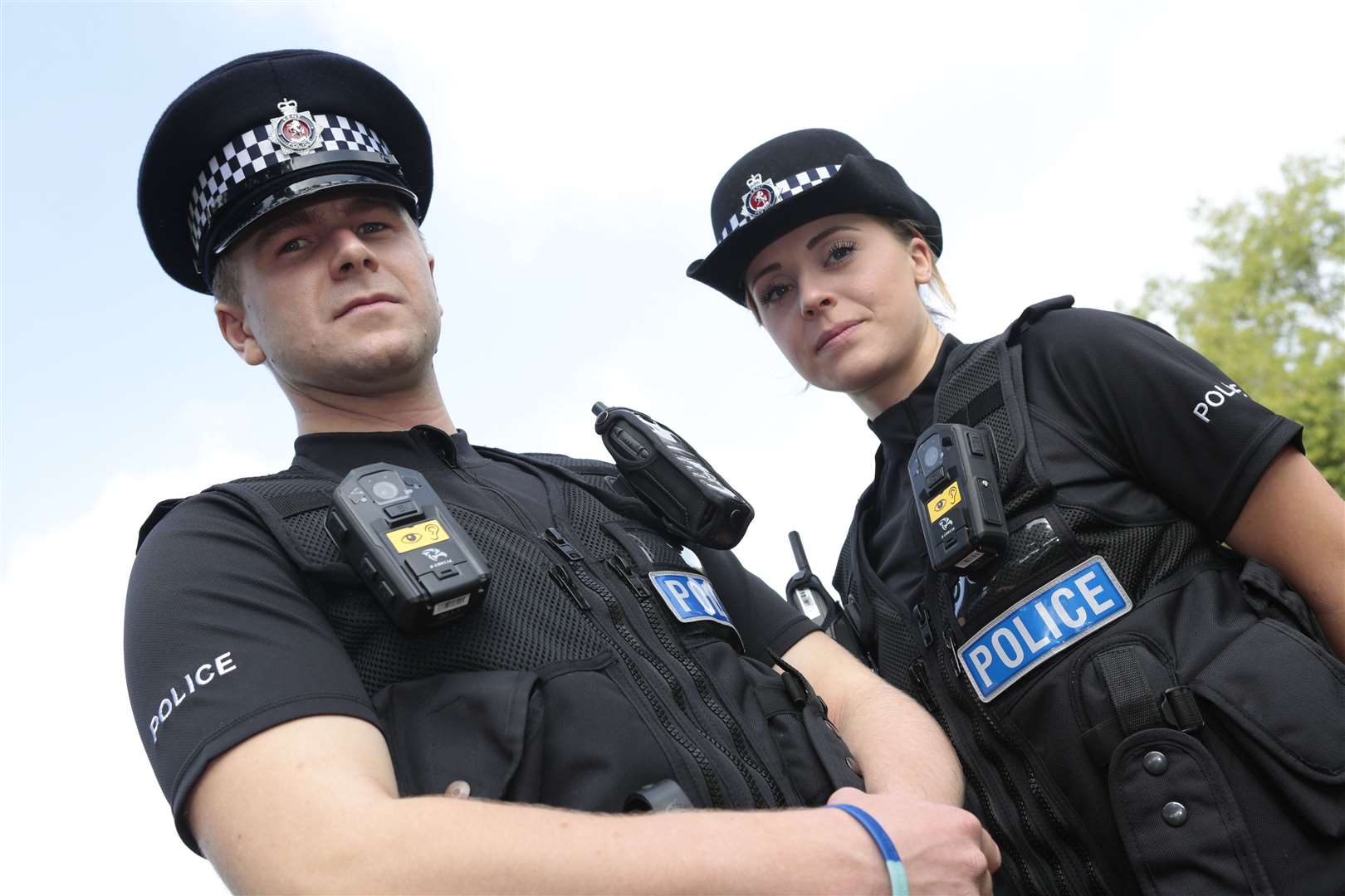 Make sure the officers are genuine - like these two