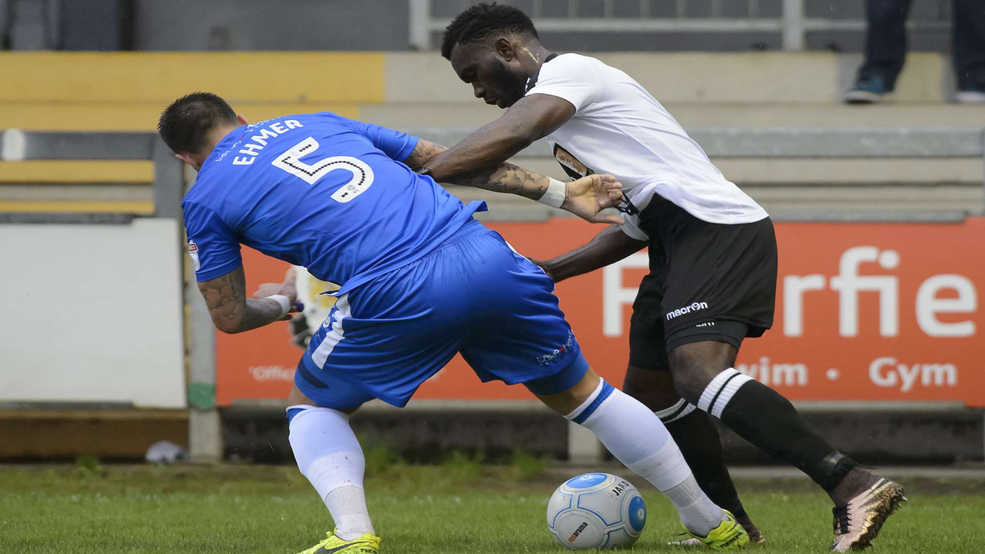 Warren Mfula has staked his claim for a contract at Dartford Picture: Andy Payton