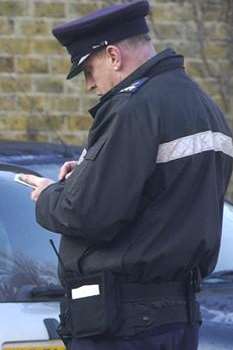 A traffic warden at work in Kent. Picture: Library image