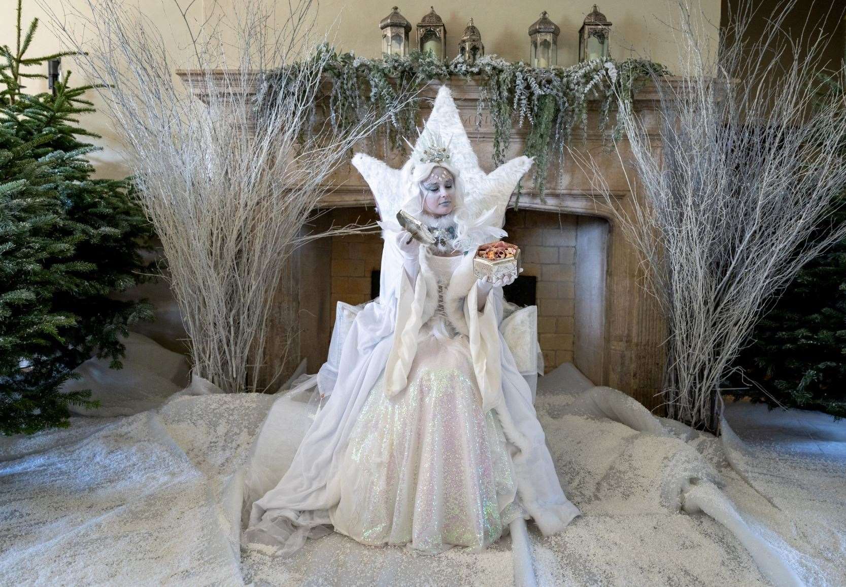 The White Witch at Leeds Castle as part of 'A Narnia Christmas at the Castle' Picture: Leeds Castle