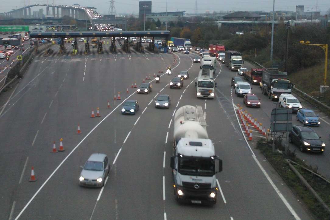 View of the Dartford Crossing