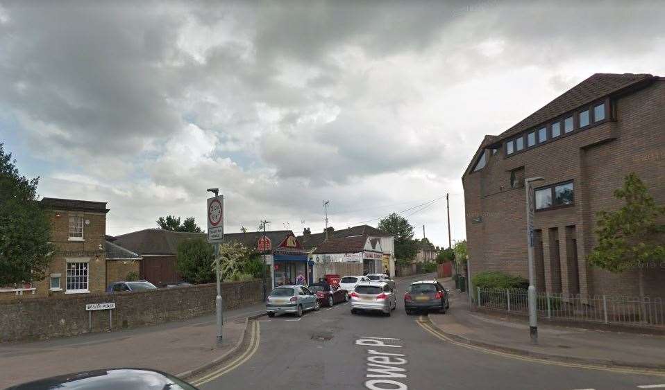 The attack happened in Bower Place, Maidstone. Picture: Google