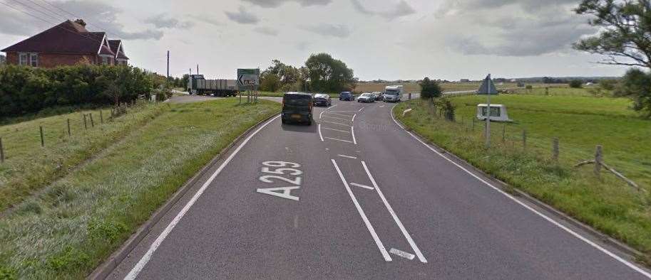The A259 near Rye. Picture: Google Street View