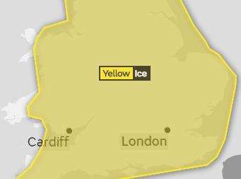 The Met Office have issued a yellow warning for most of the country