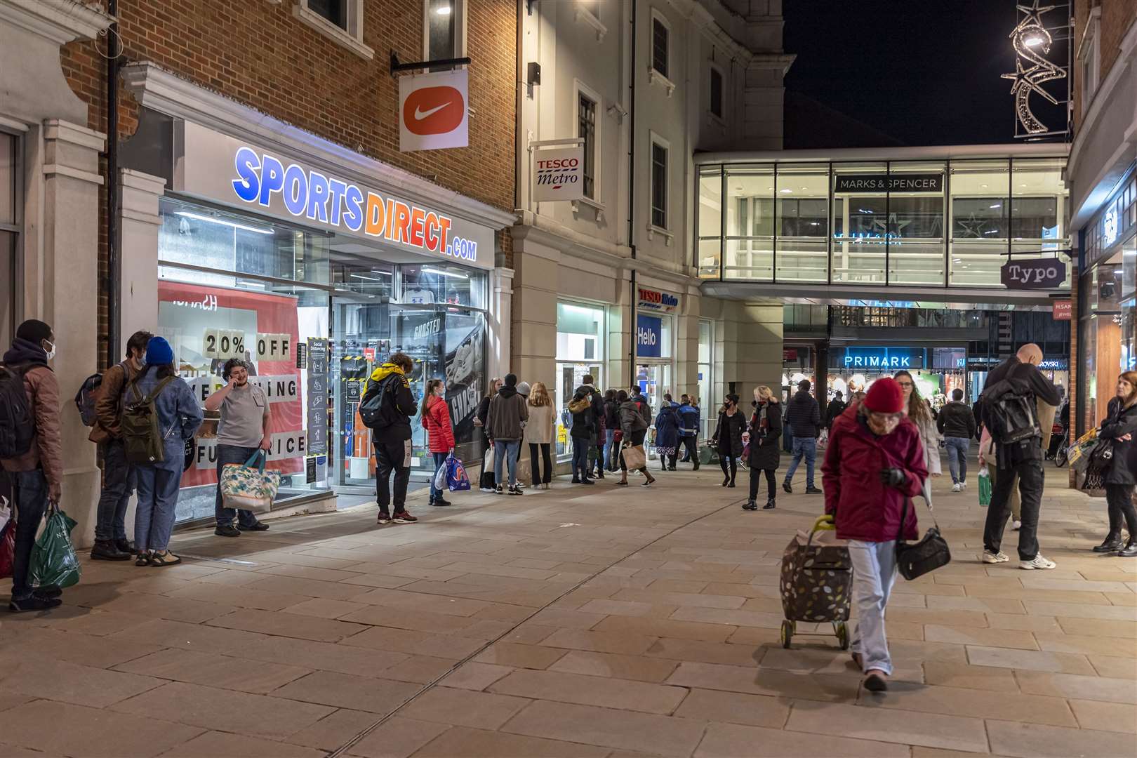 People out shopping in Whitefriars. Pictures: Jo Court