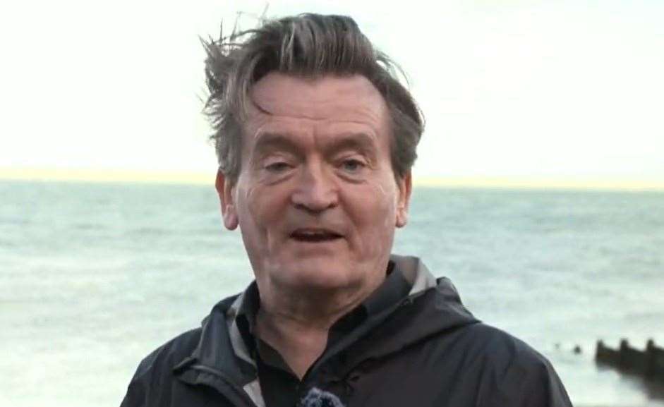 Feargal Sharkey – singer-turned-water-campaigner – visited Whitstable as part of a sewage investigation. Picture: GMB